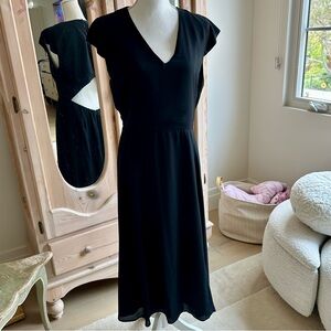 Halogen LBD Back Cutout Midi Dress